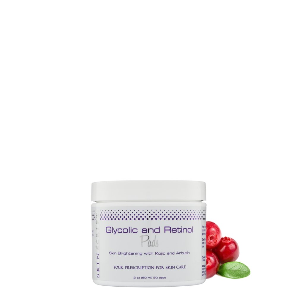 Glycolic and Retinol Pads 50 Count - The Skin Beauty Shoppe