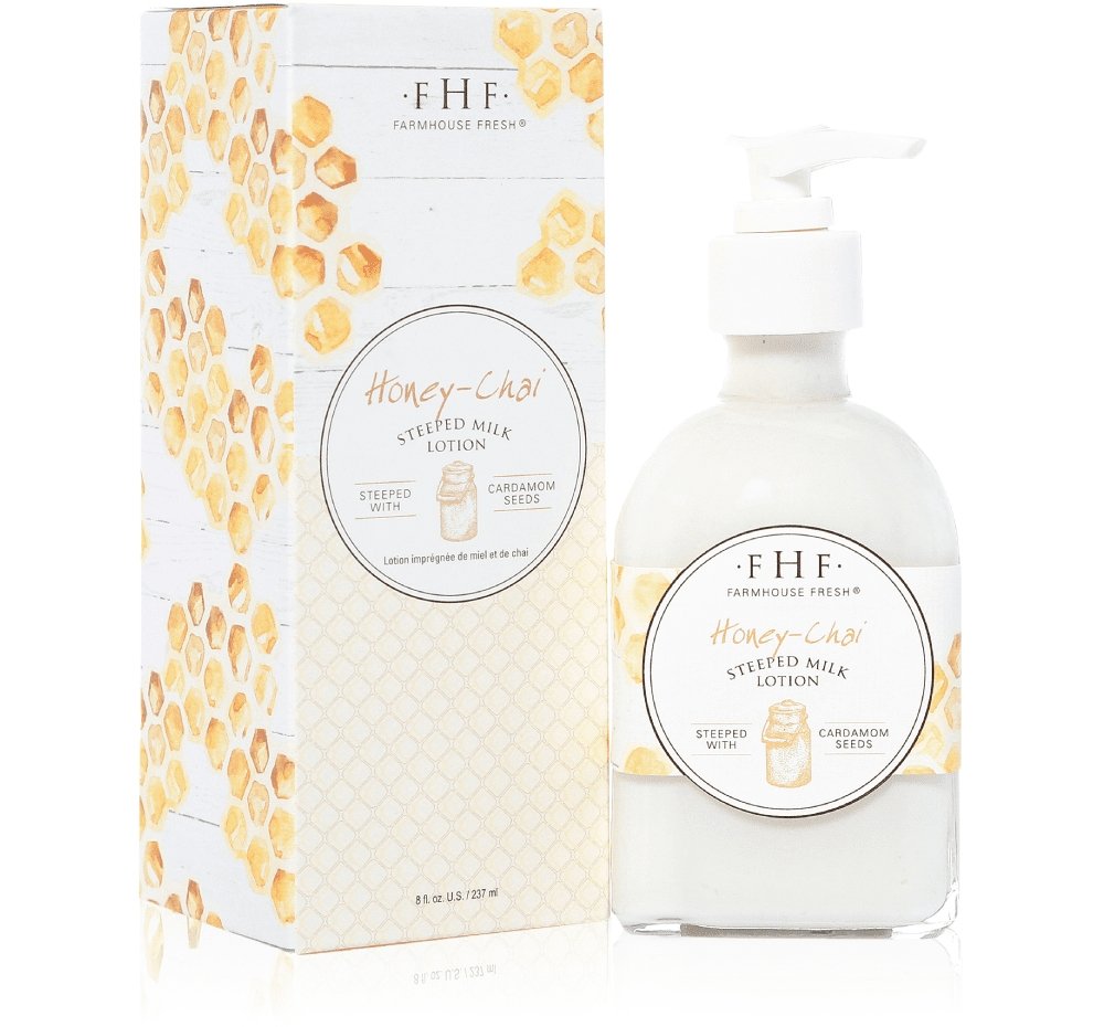 Honey-Chai Steeped Milk Lotion 8oz - The Skin Beauty Shoppe