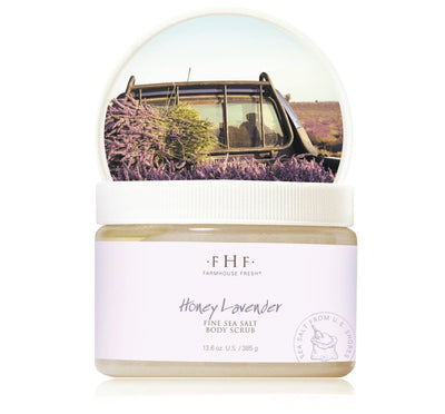 Honey Lavender Fine Body Scrub 12oz - The Skin Beauty Shoppe
